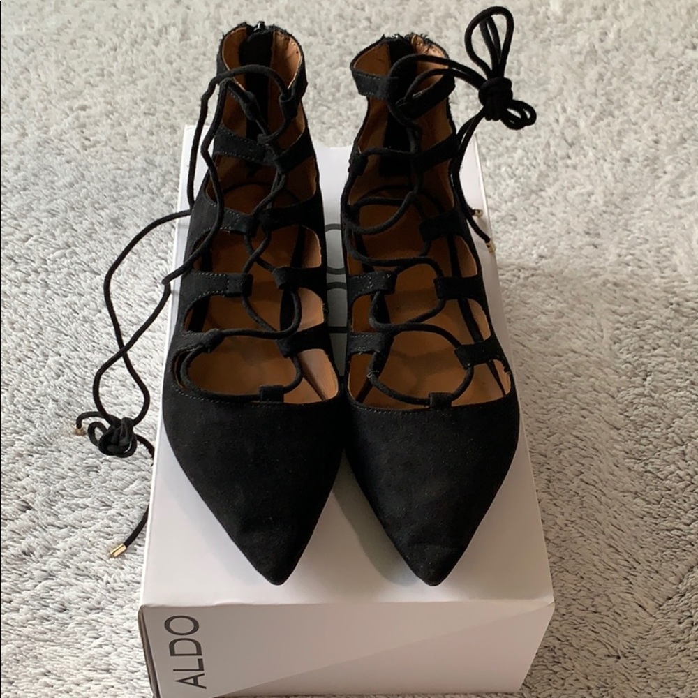 Aldo Spartera Suede Flats Size6